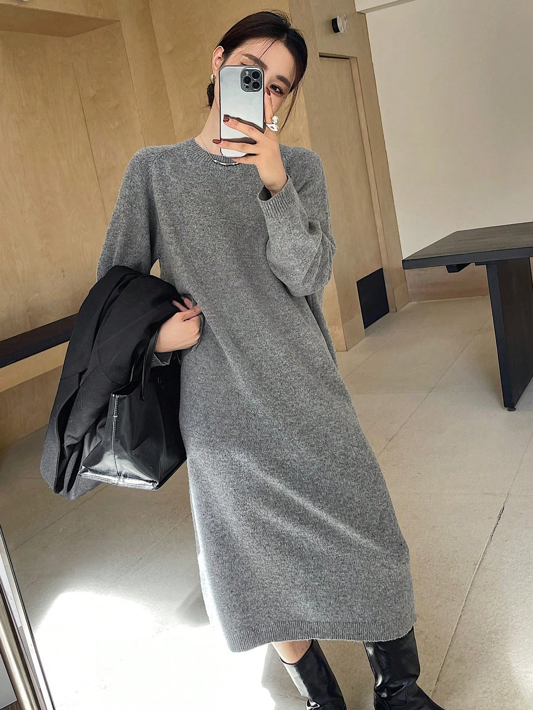 Rochie SHEIN, gri
