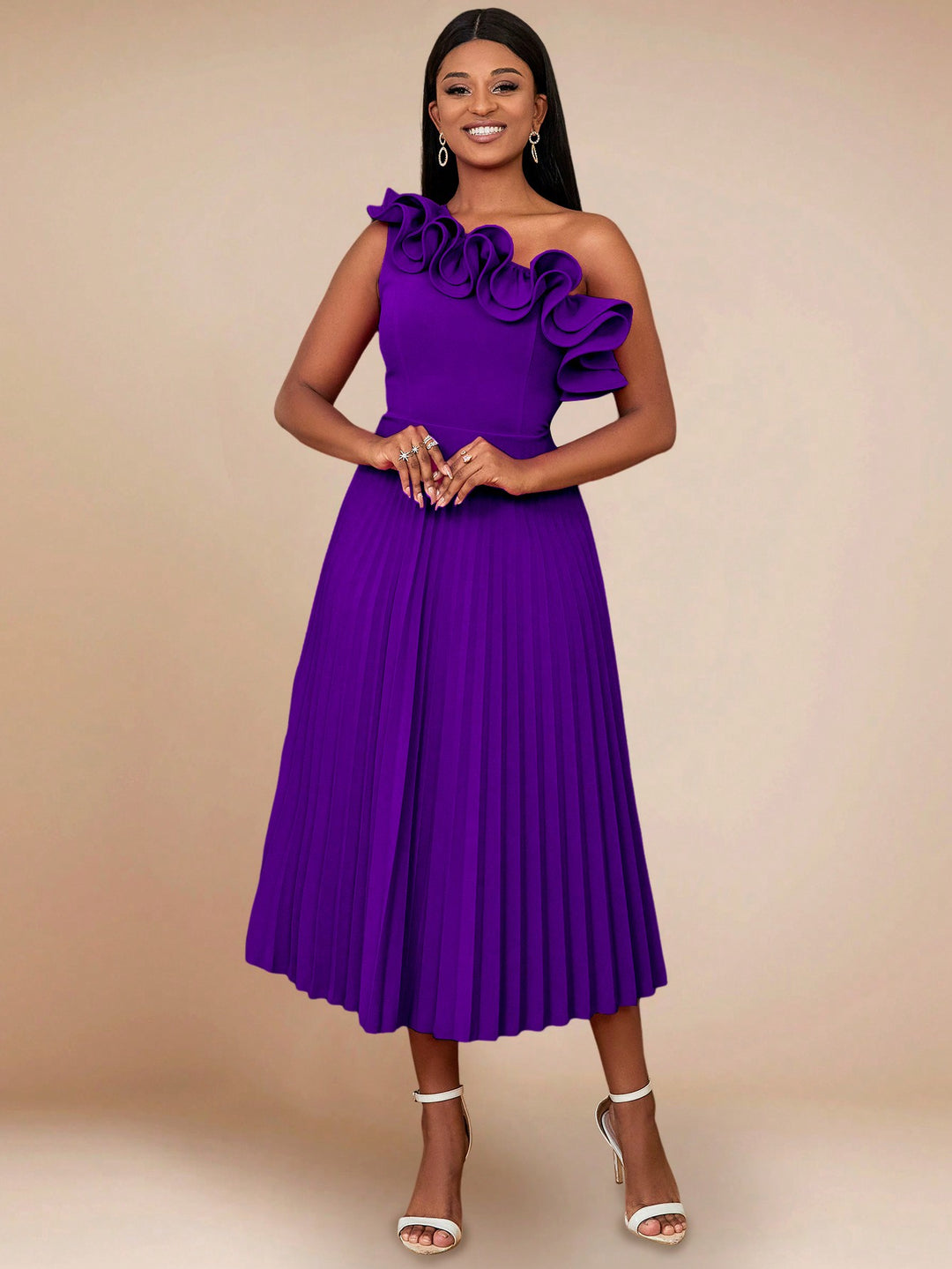 Rochie midi SHEIN, mov