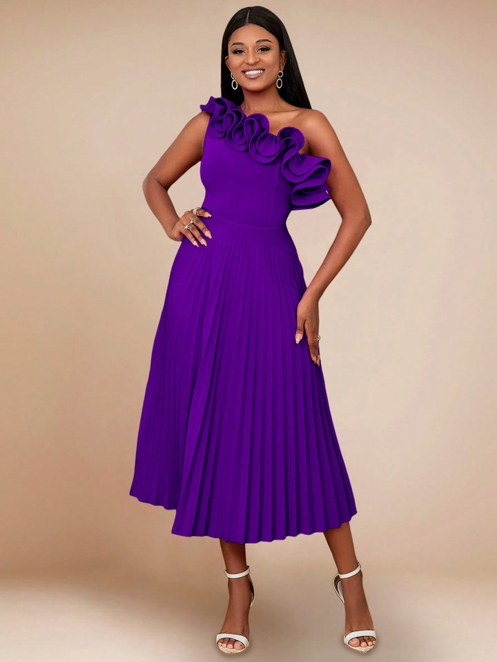 SHEIN midi ruha, lila