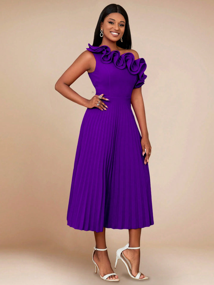 SHEIN midi ruha, lila