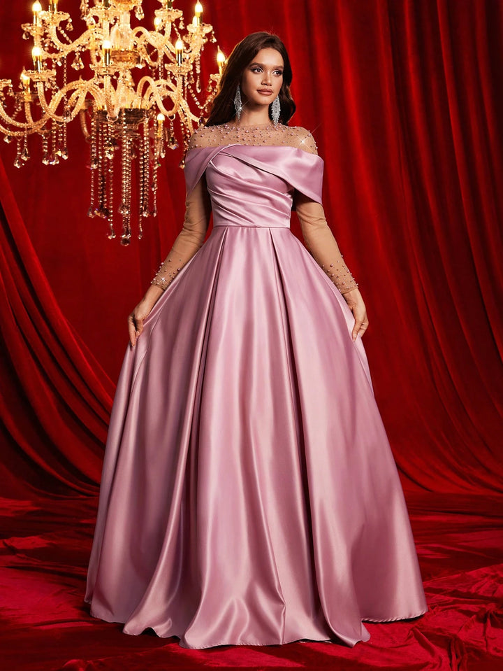 Rochie de ocazie SHEIN, roz