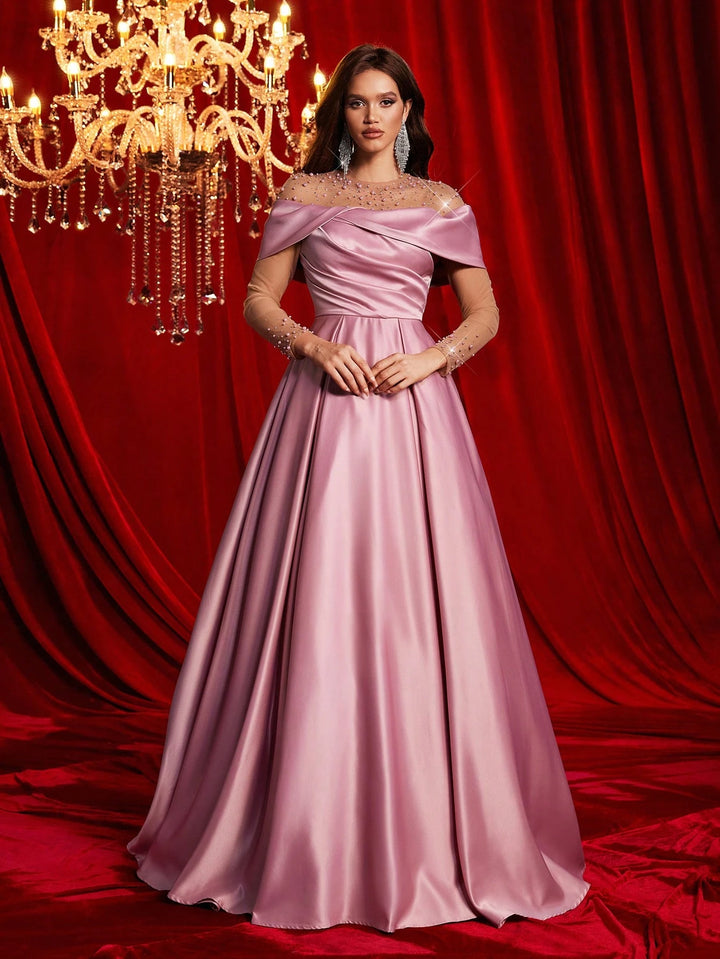 Rochie de ocazie SHEIN, roz