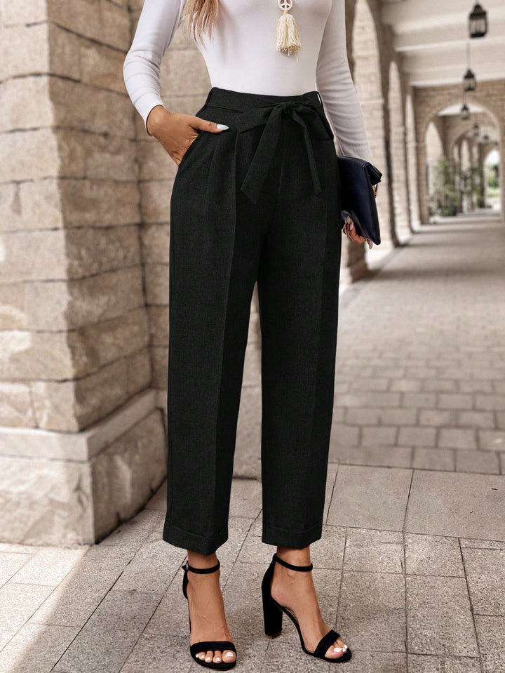 Pantalon SHEIN, negru