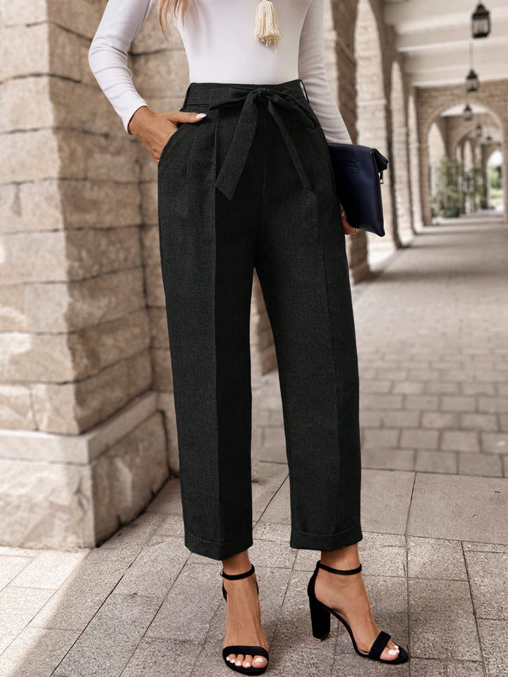 Pantalon SHEIN, negru