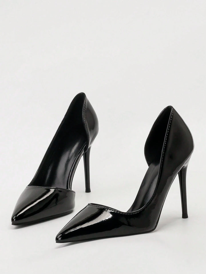 Pantofi cu toc SHEIN, negru