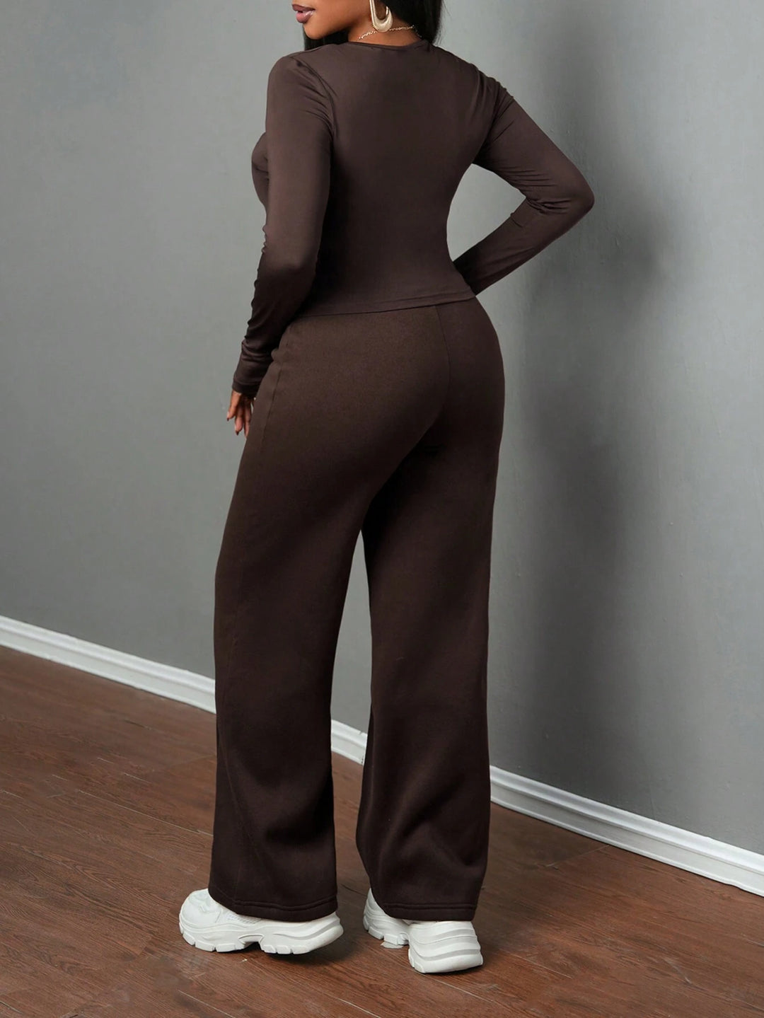 SHEIN együttes, barna