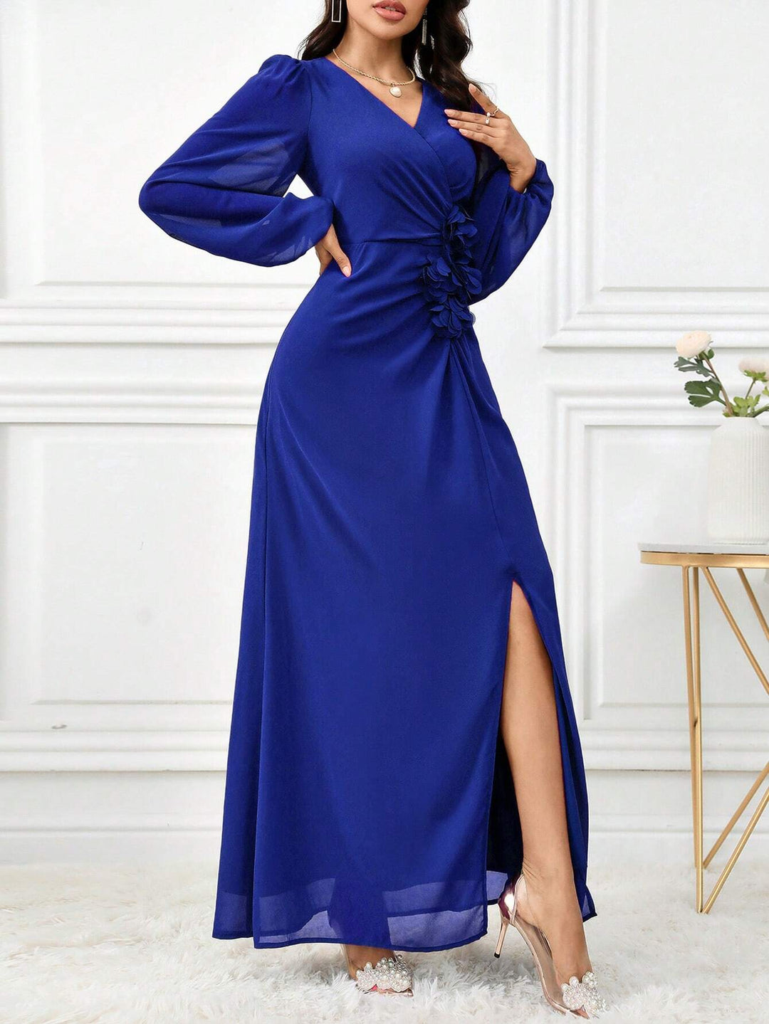 Rochie maxi Shein, albastru