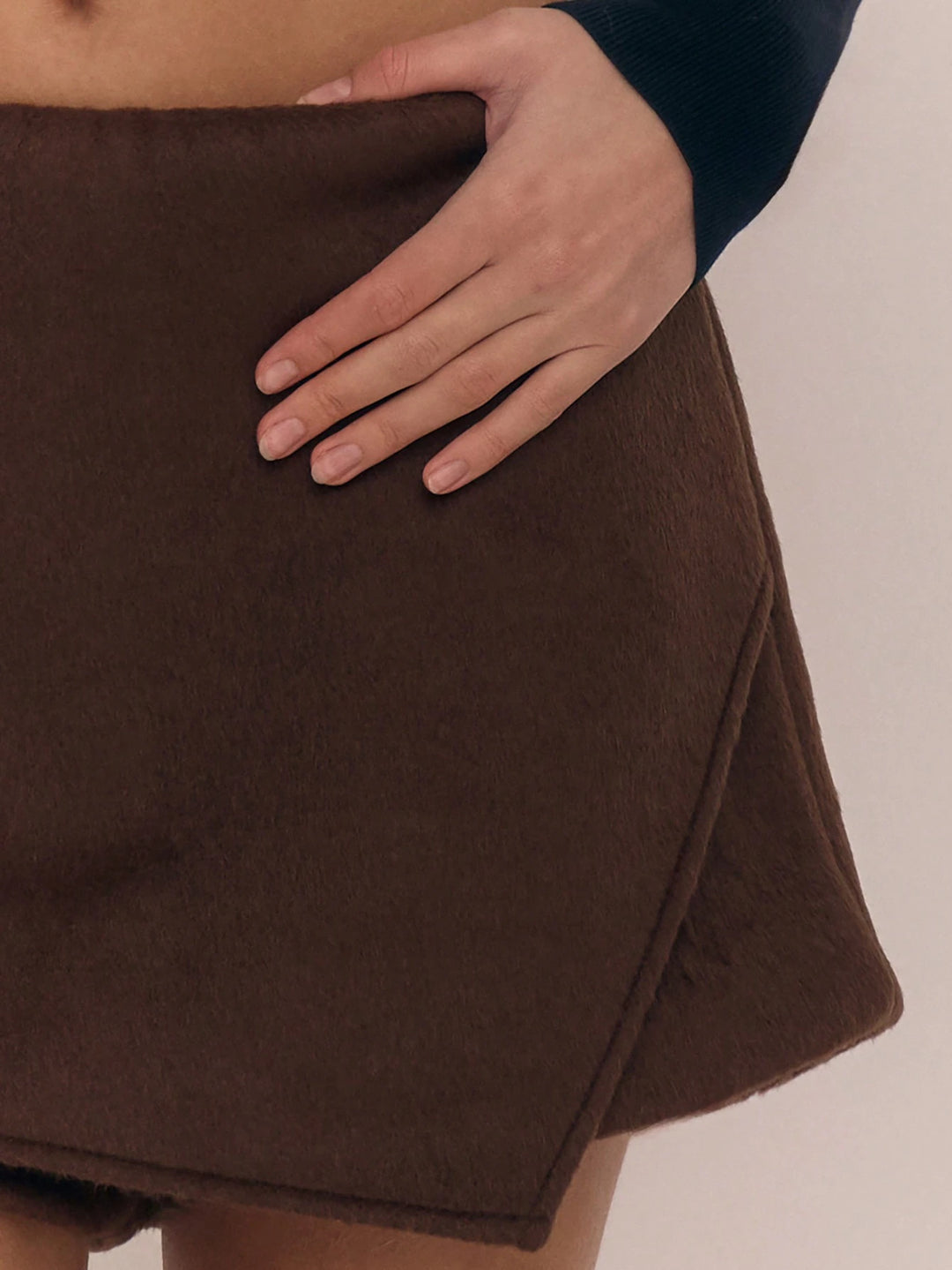 Fustă pantalon Shein, maro