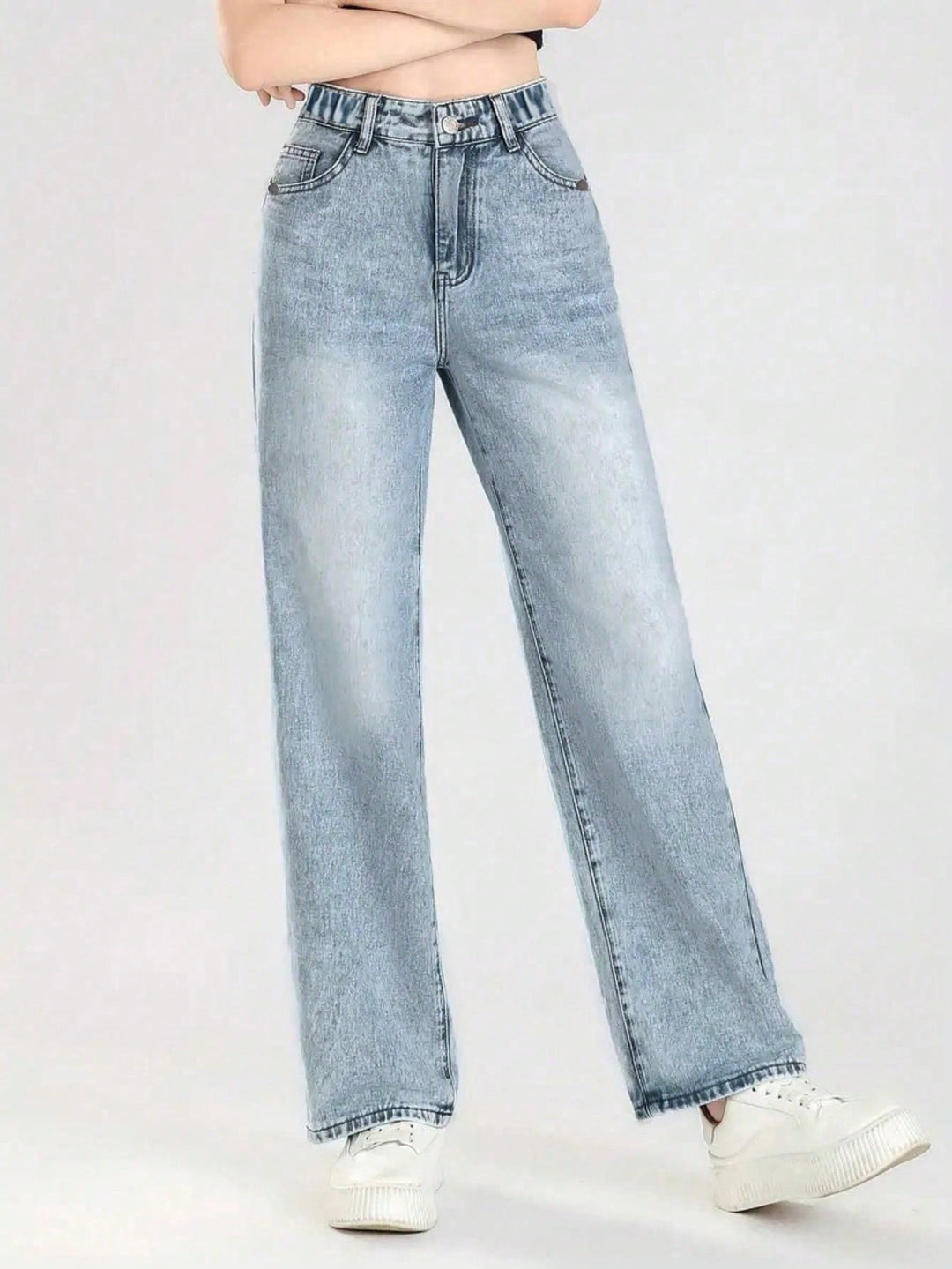 Jeans SHEIN, albastru
