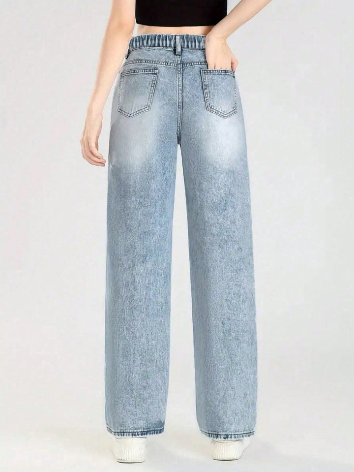 Jeans SHEIN, albastru