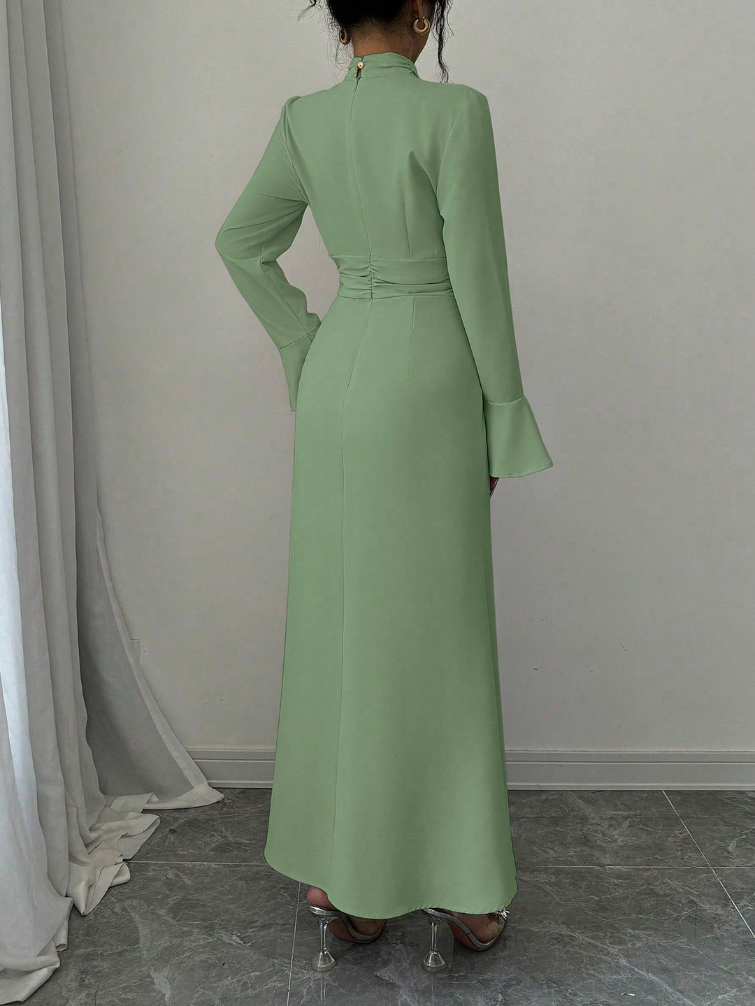 Rochie maxi SHEIN, verde
