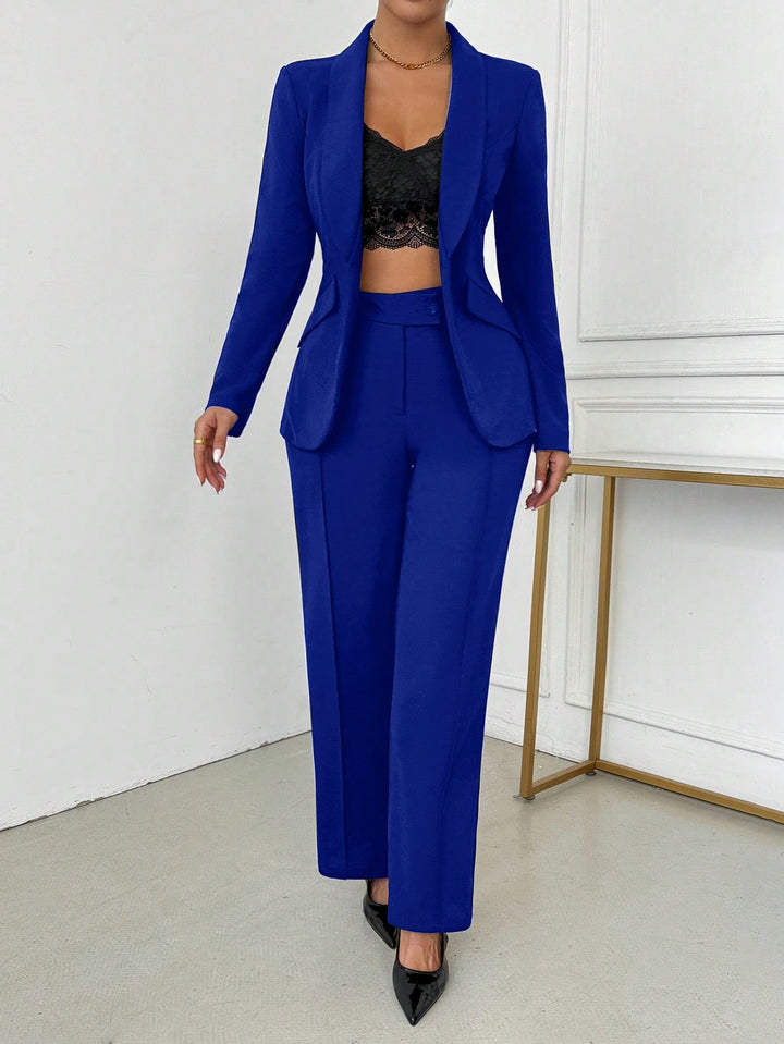Costum SHEIN, albastru