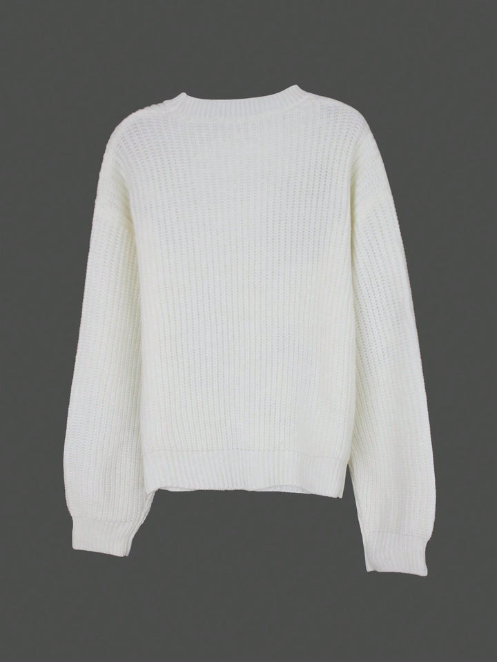 Pulover SHEIN, crem