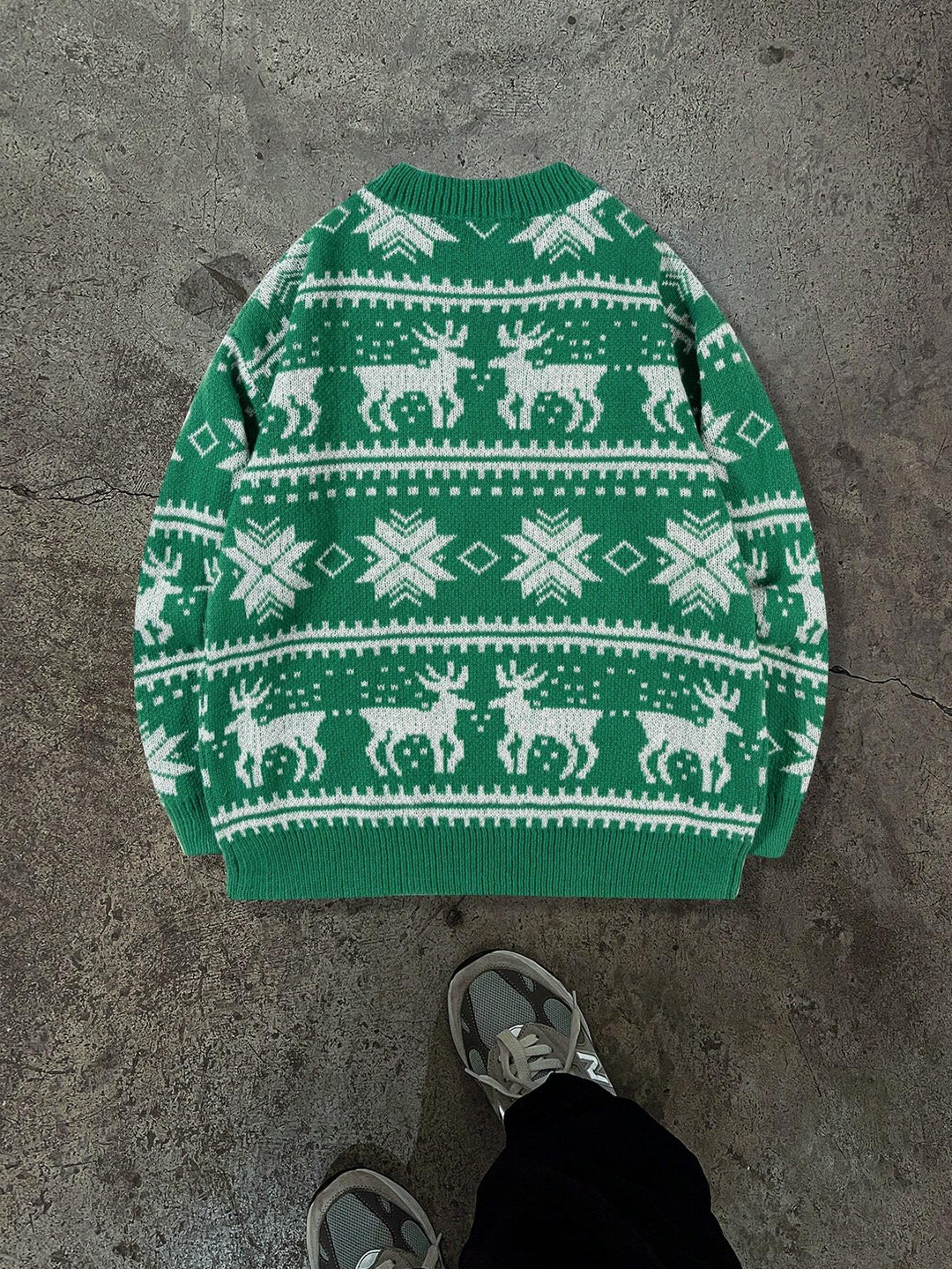 Pulover SHEIN, verde