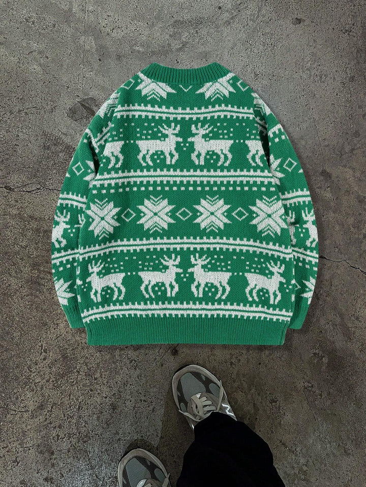 Pulover SHEIN, verde