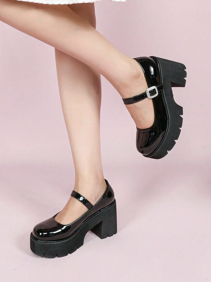 Pantofi SHEIN, negru