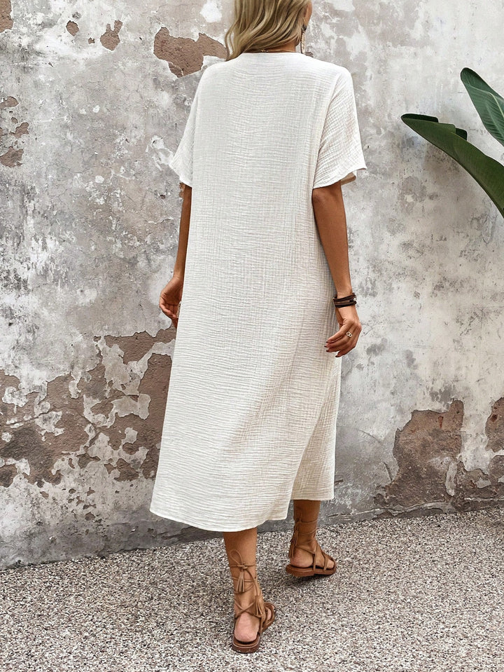 Rochie midi SHEIN, bej