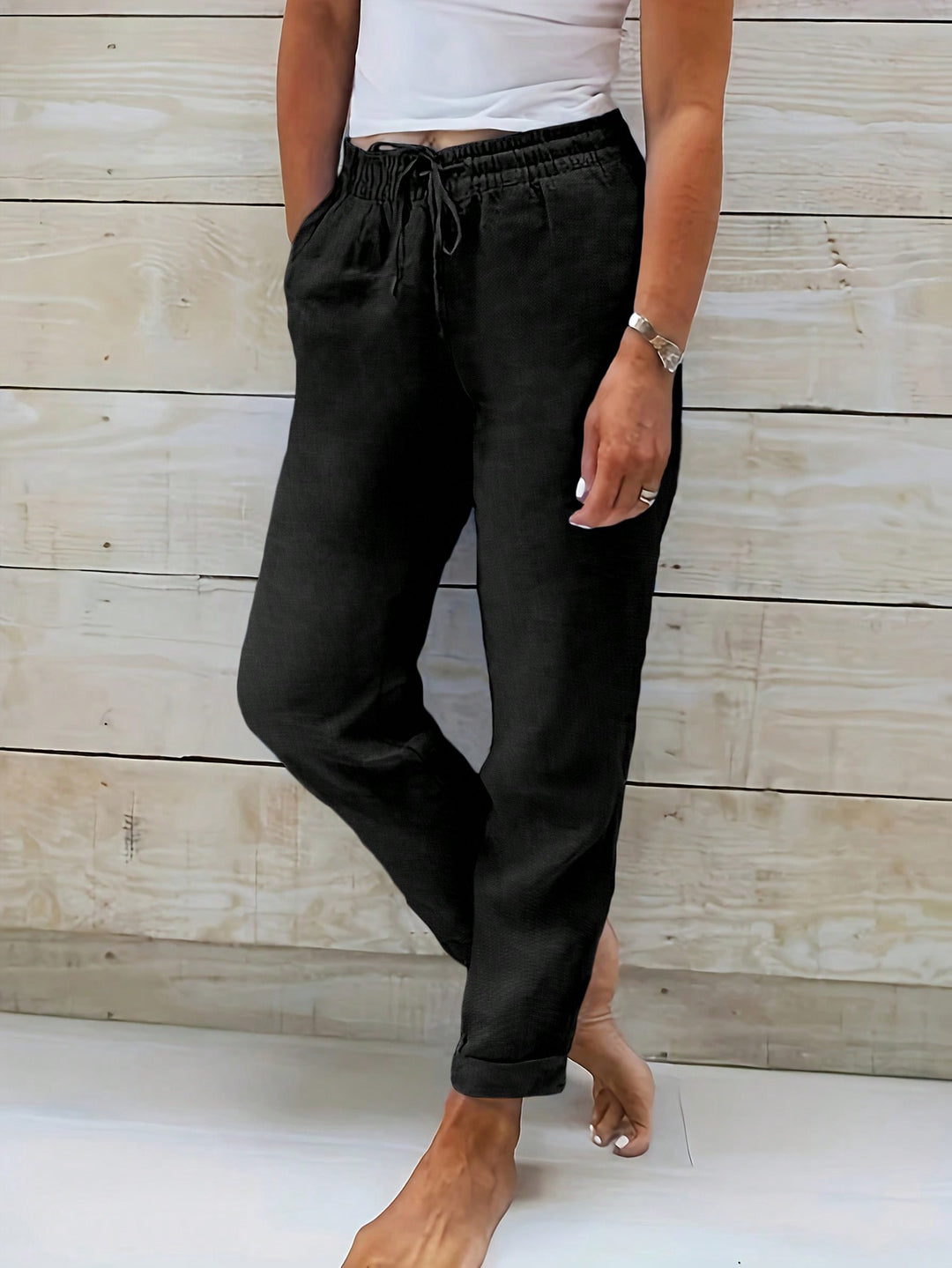 Pantaloni SHEIN, negru