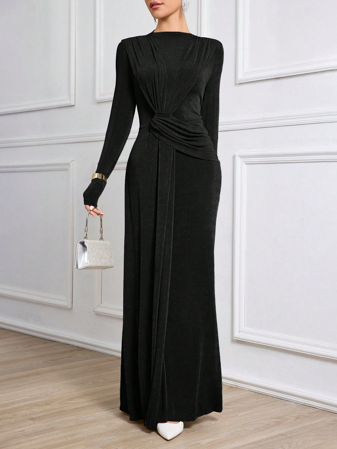 Rochie maxi SHEIN, negru