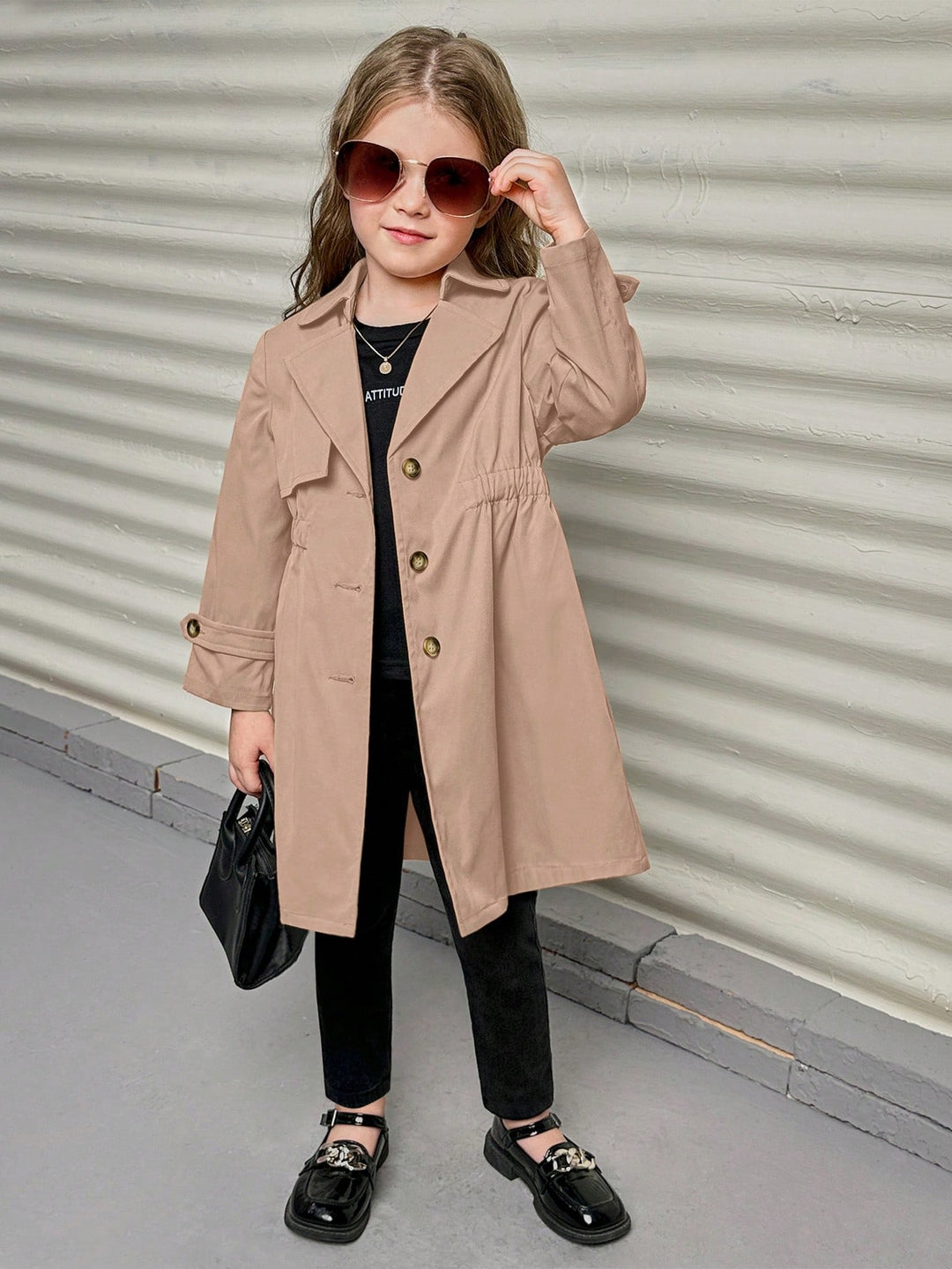 Trench SHEIN, bej