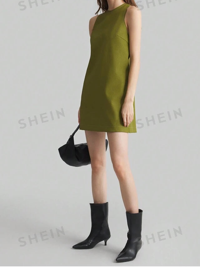 Rochie midi Shein, verde