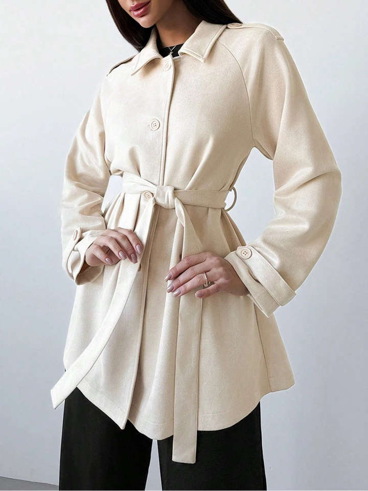 Trench Shein, crem