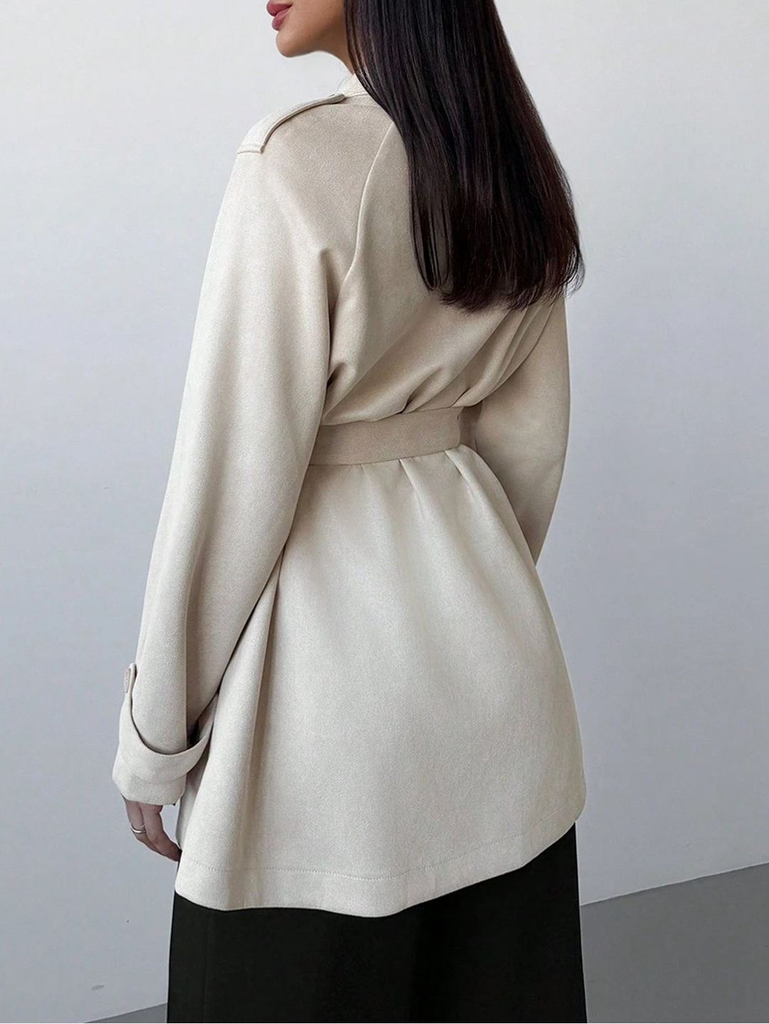 Trench Shein, crem