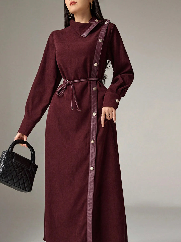 Rochie midi SHEIN, vișiniu