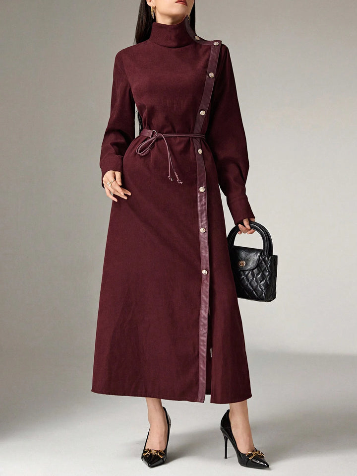 Rochie midi SHEIN, vișiniu