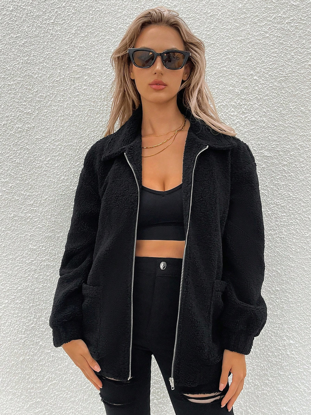 Palton SHEIN, negru