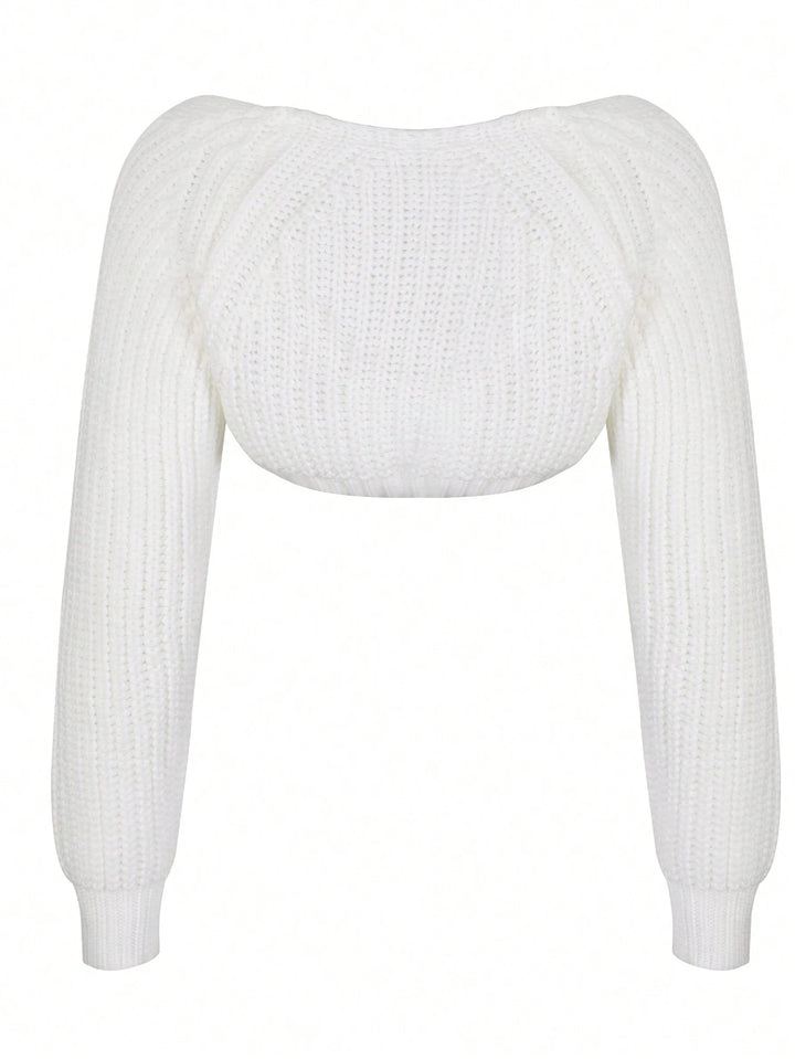 Bolero SHEIN, alb