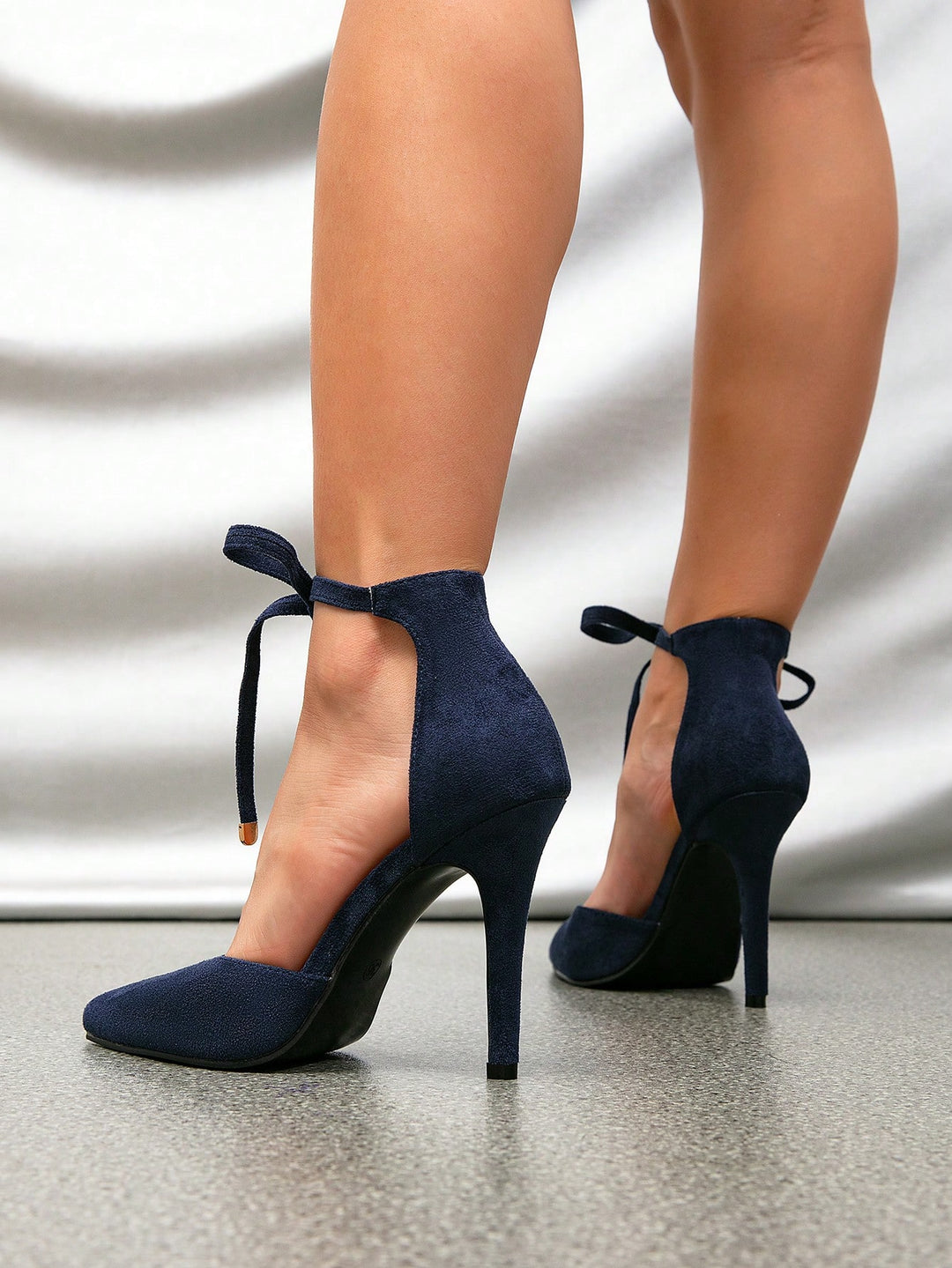 Pantofi cu toc SHEIN, albastru