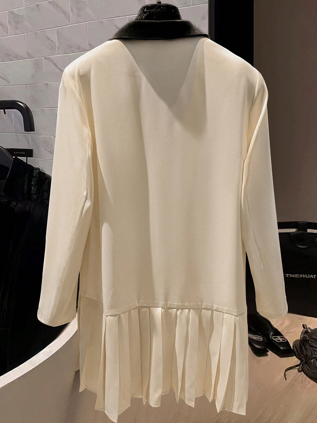 Rochie mini SHEIN, crem