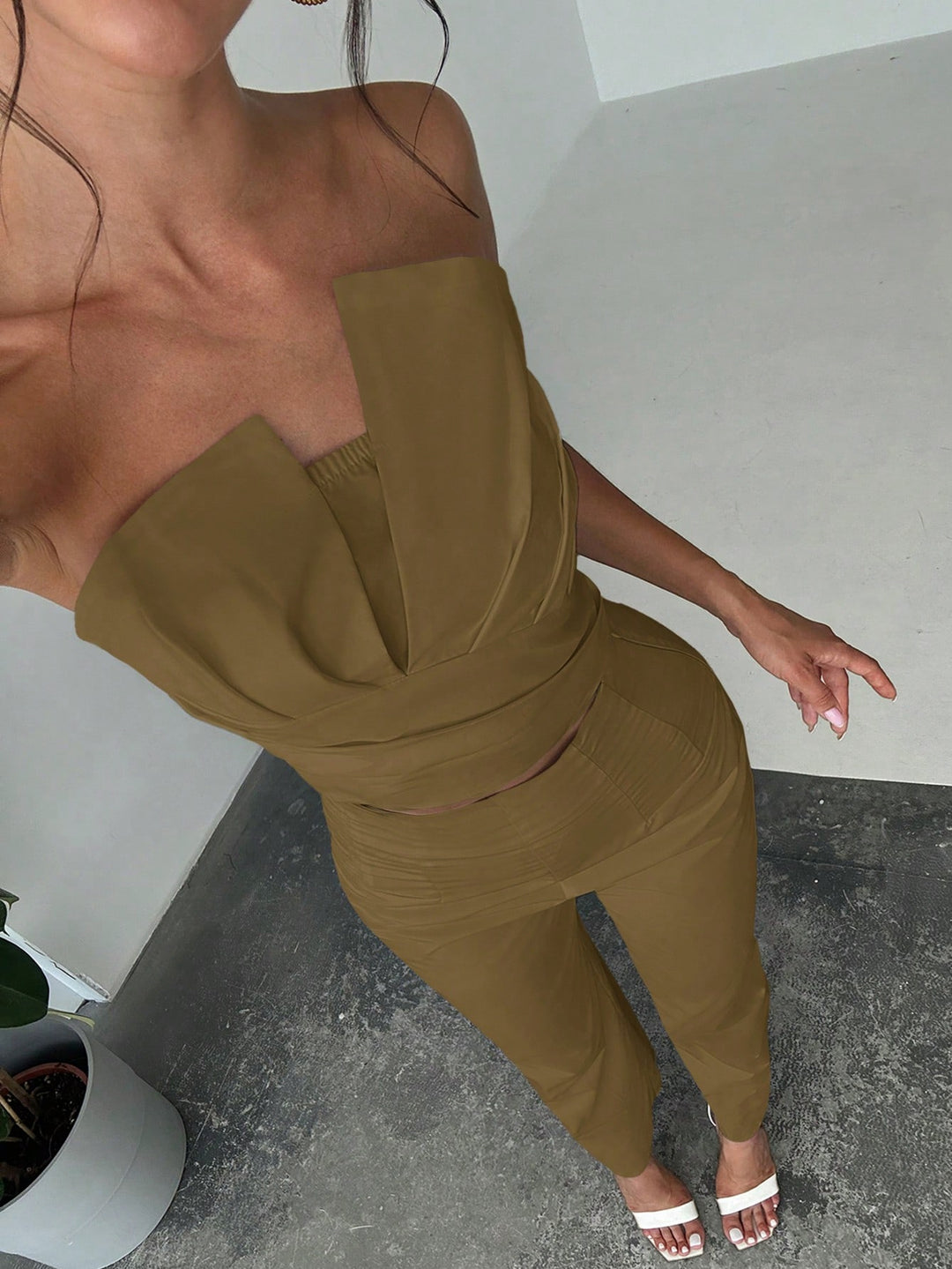 Compleu SHEIN, kaki