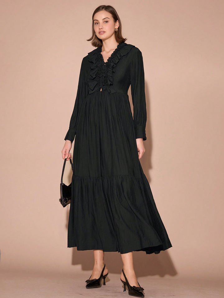Rochie maxi SHEIN, negru