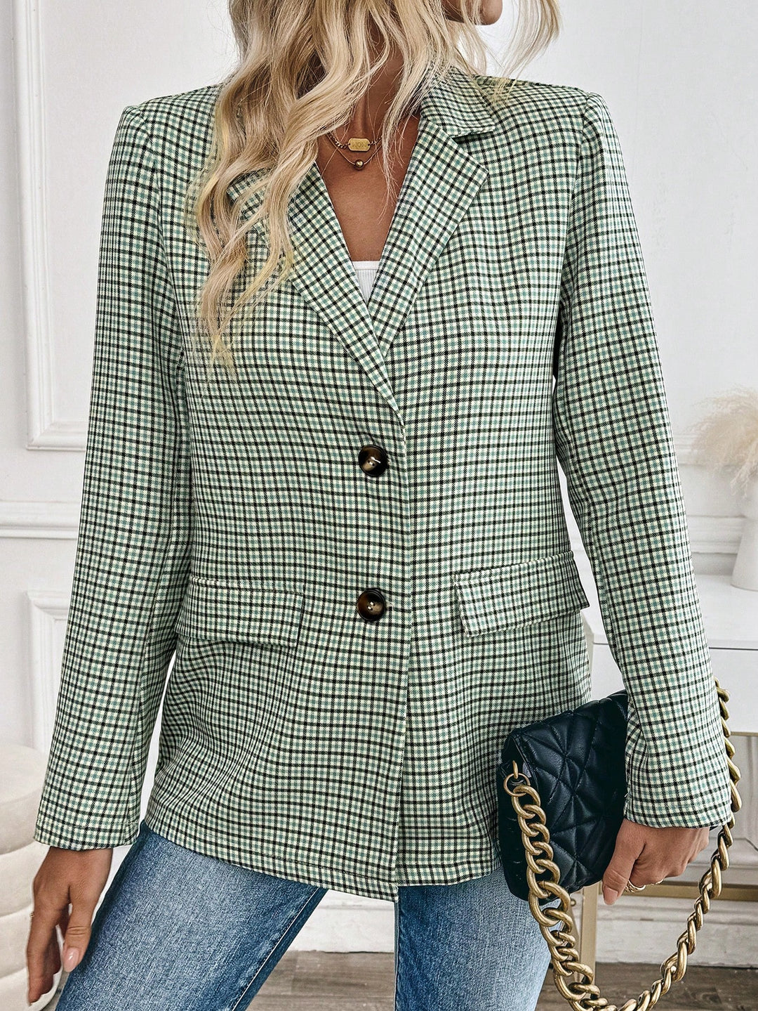 Sacou SHEIN, verde