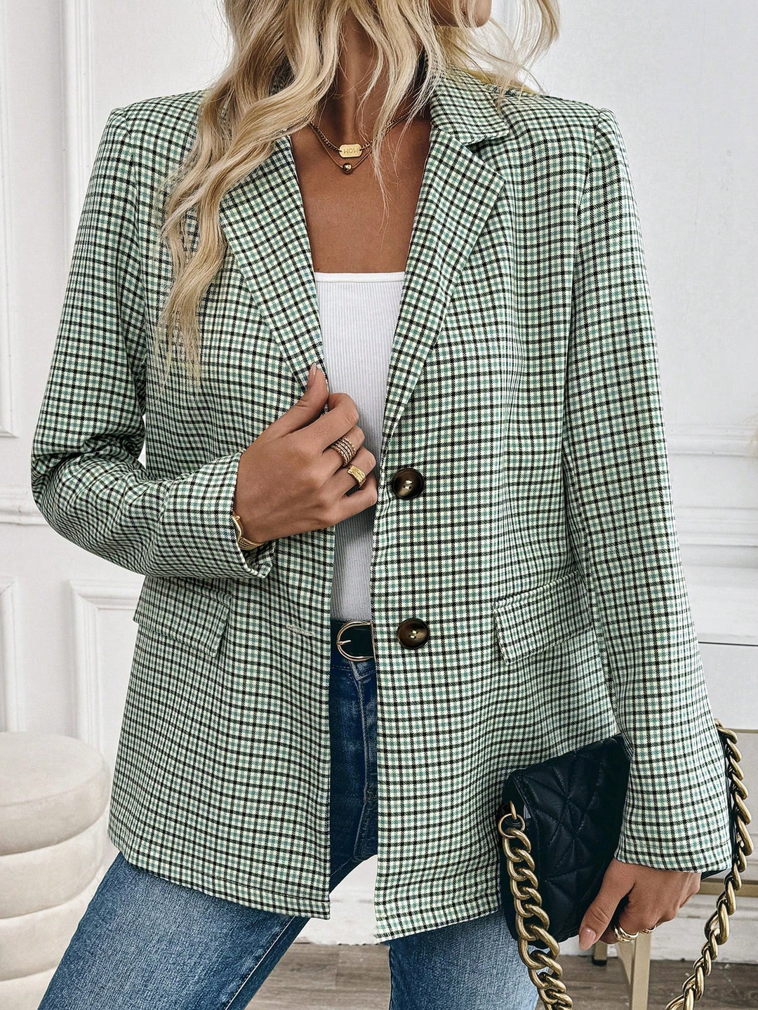 Sacou SHEIN, verde