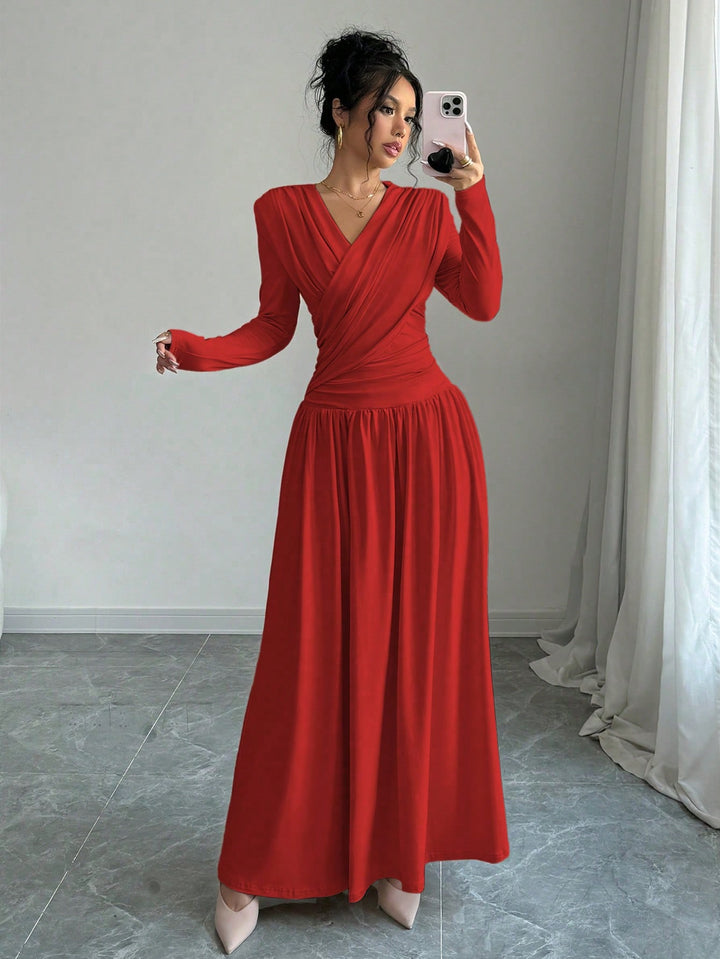 Rochie maxi SHEIN, roșu