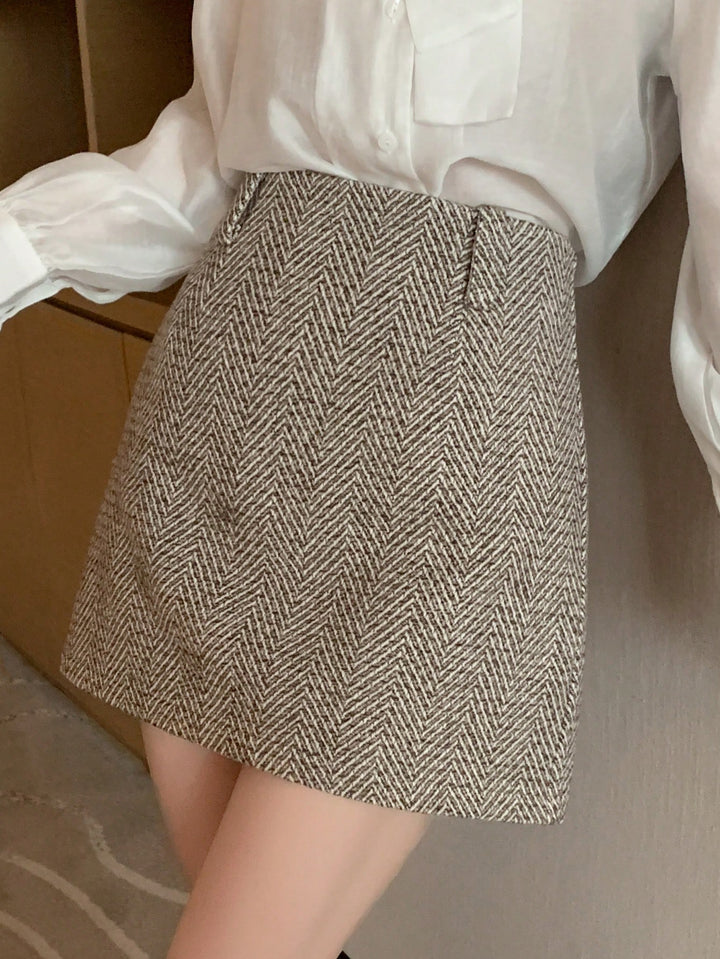 Fustă SHEIN, kaki