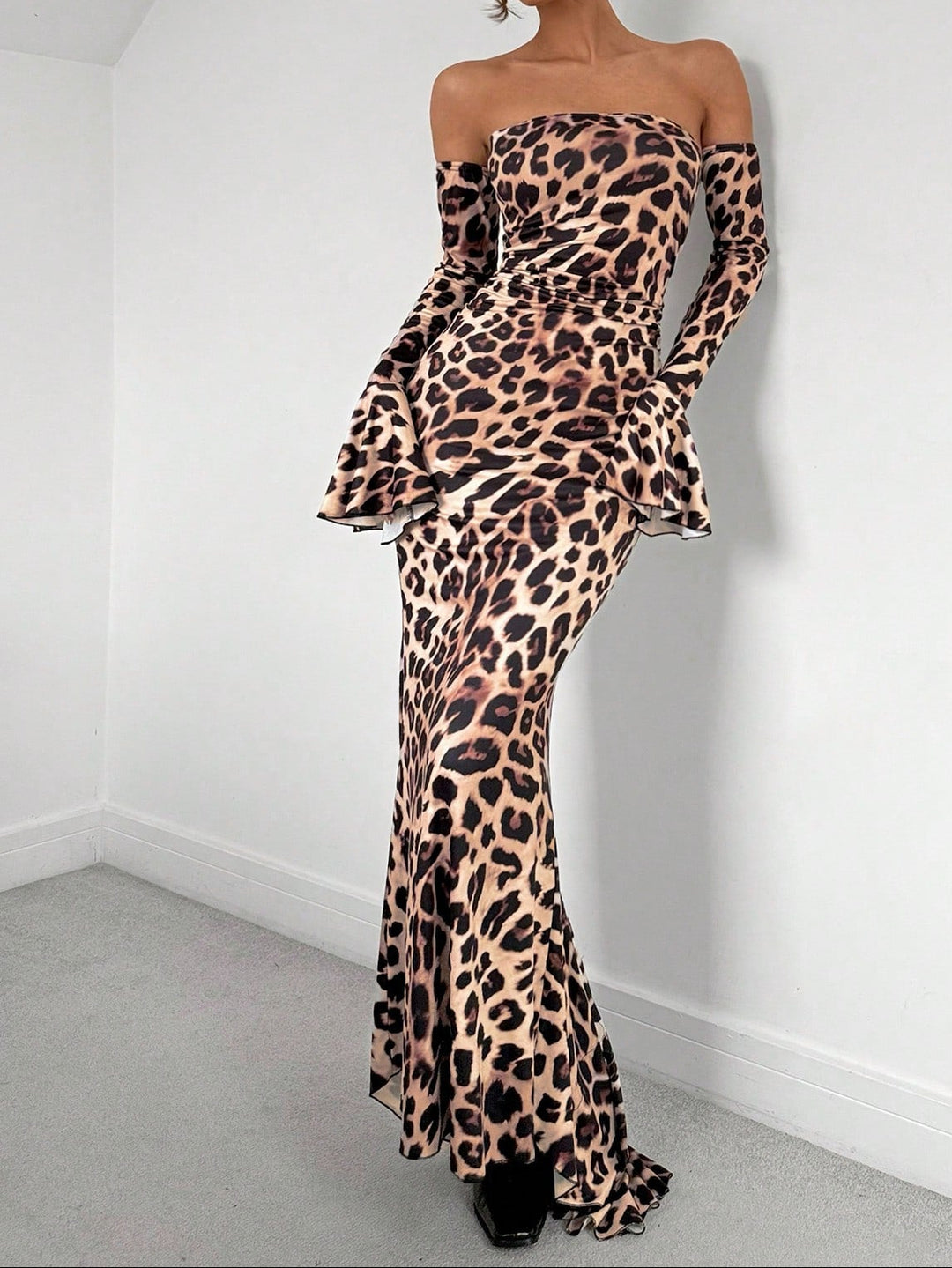 Rochie maxi Shein, mix culori