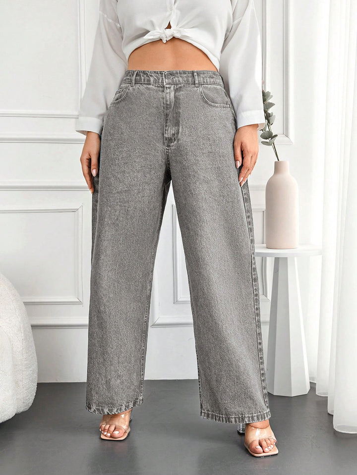 Jeans SHEIN, gri