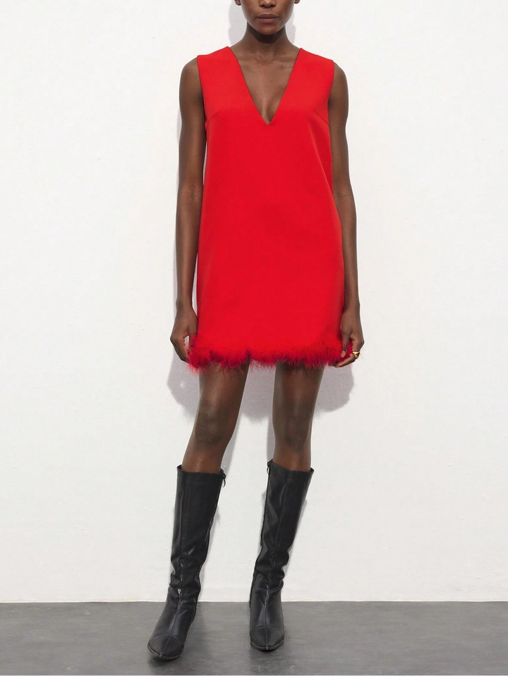 Rochie mini Shein, roșu