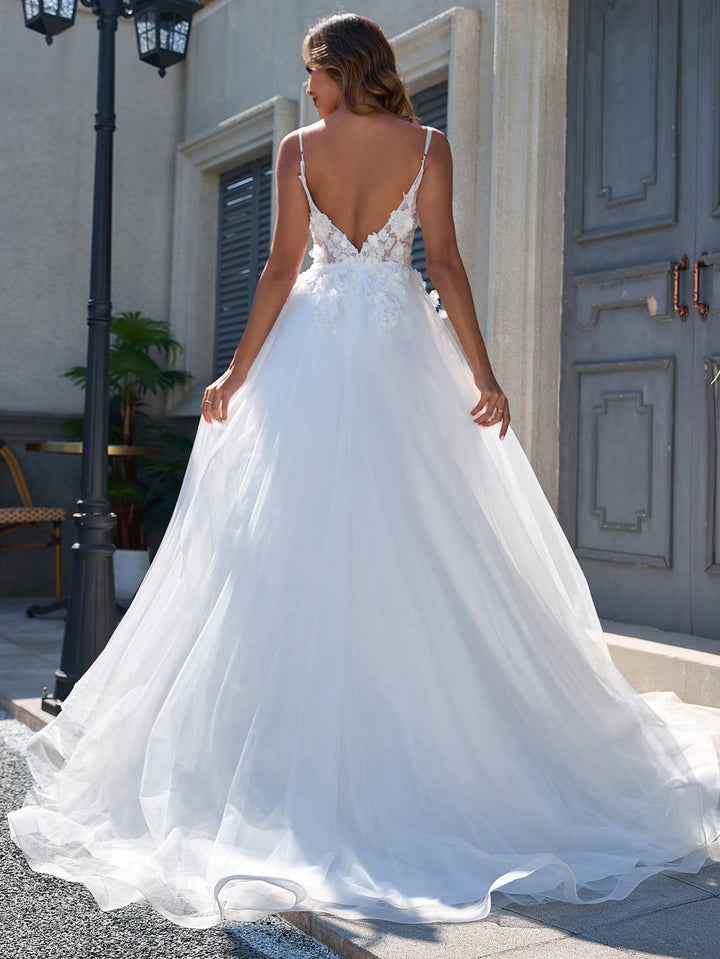 Rochie de mireasă SHEIN, bej