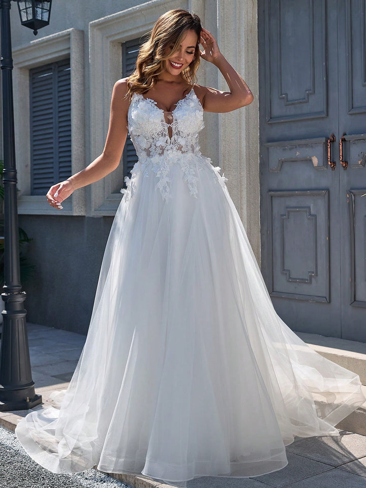 Rochie de mireasă SHEIN, bej