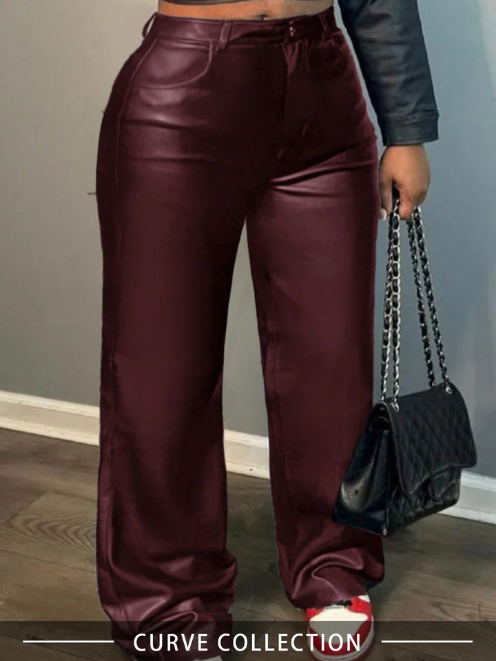 Pantaloni SHEIN, vișiniu