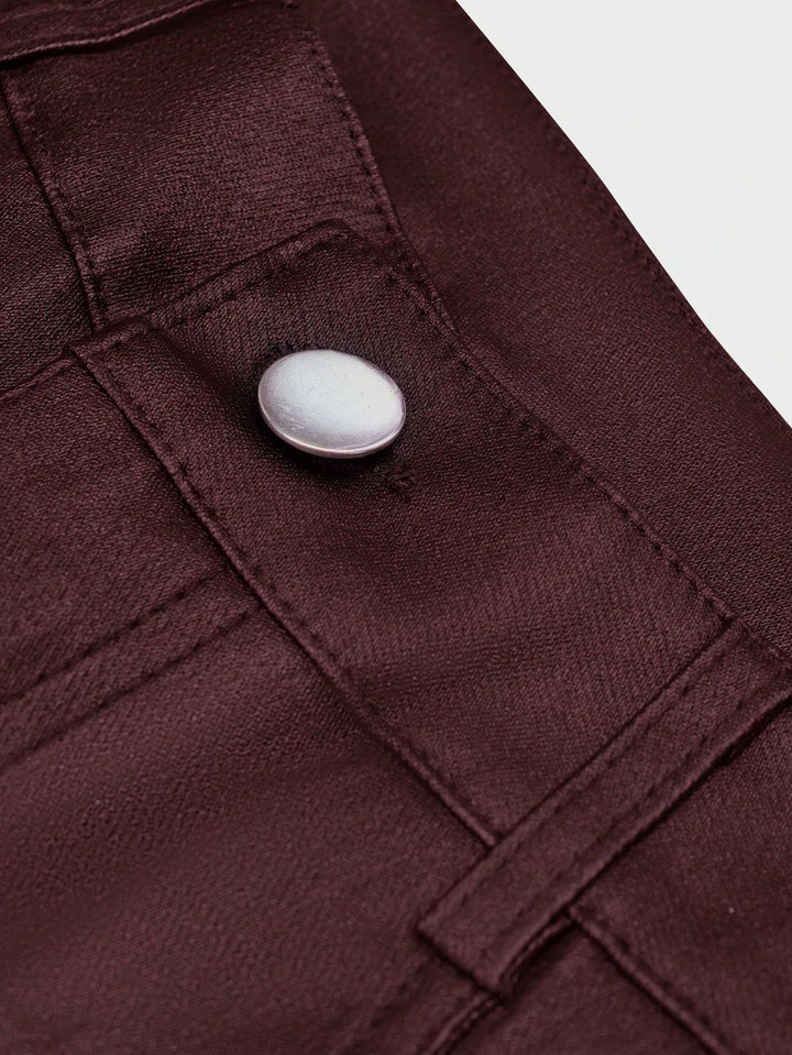 Pantaloni SHEIN, vișiniu