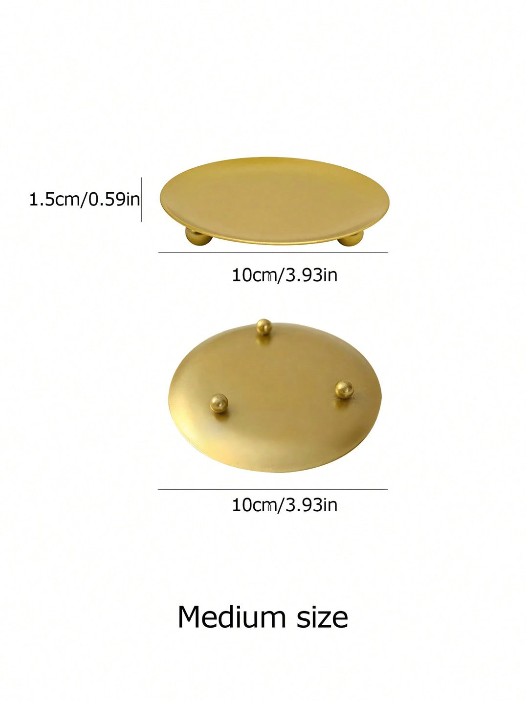 Set suport lumânare SHEIN, auriu