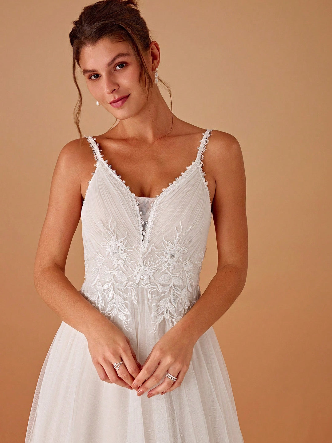 Rochie de ocazie și bridal SHEIN, alb