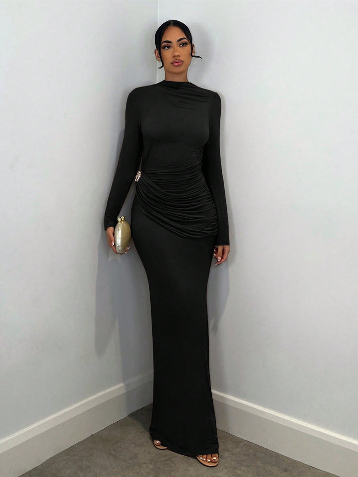 Rochie maxi SHEIN, negru