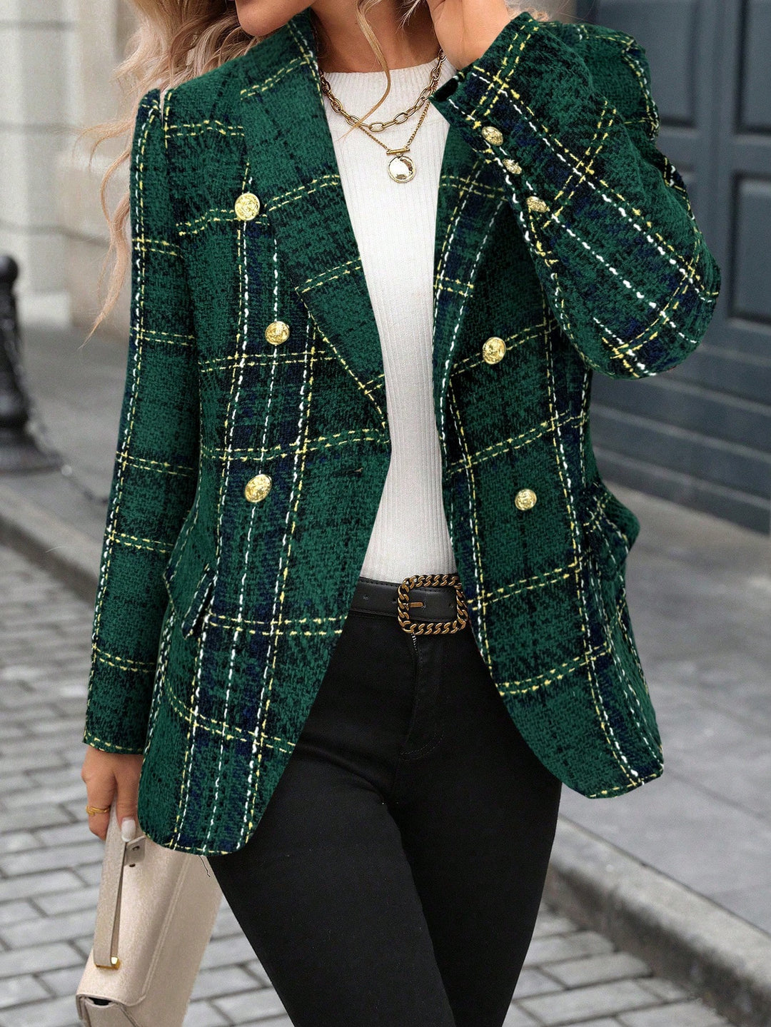 Sacou SHEIN, verde